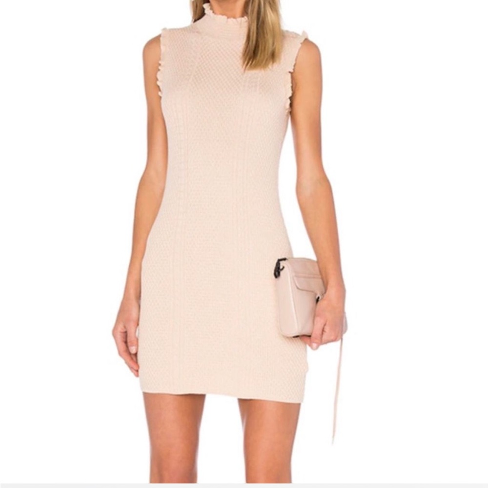 Elegant Cream Sleeveless Dress
